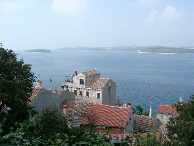 Rovinj: Blick auf die Bucht nördlich der Altstadt (2002)